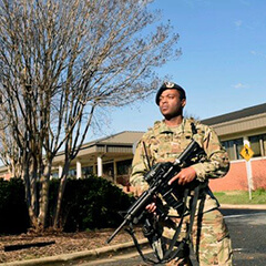 Tech. Sgt. Freedom Huggins